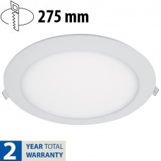 Φωτιστικό LED Στρογγυλό Χωνευτό 24W 230V 1800lm 2700K Θερμό Φως 99XLED621 